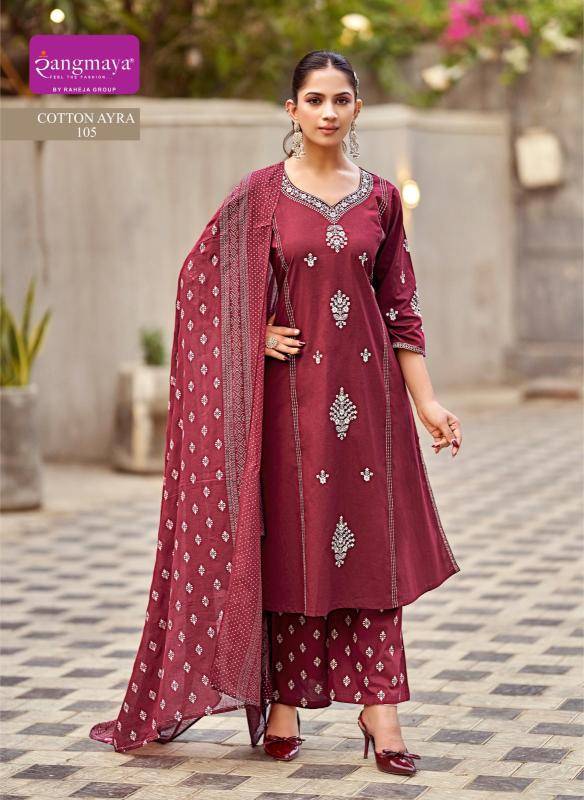 Rangmaya cotton ayra  Kurti manufacturer in Mumbai